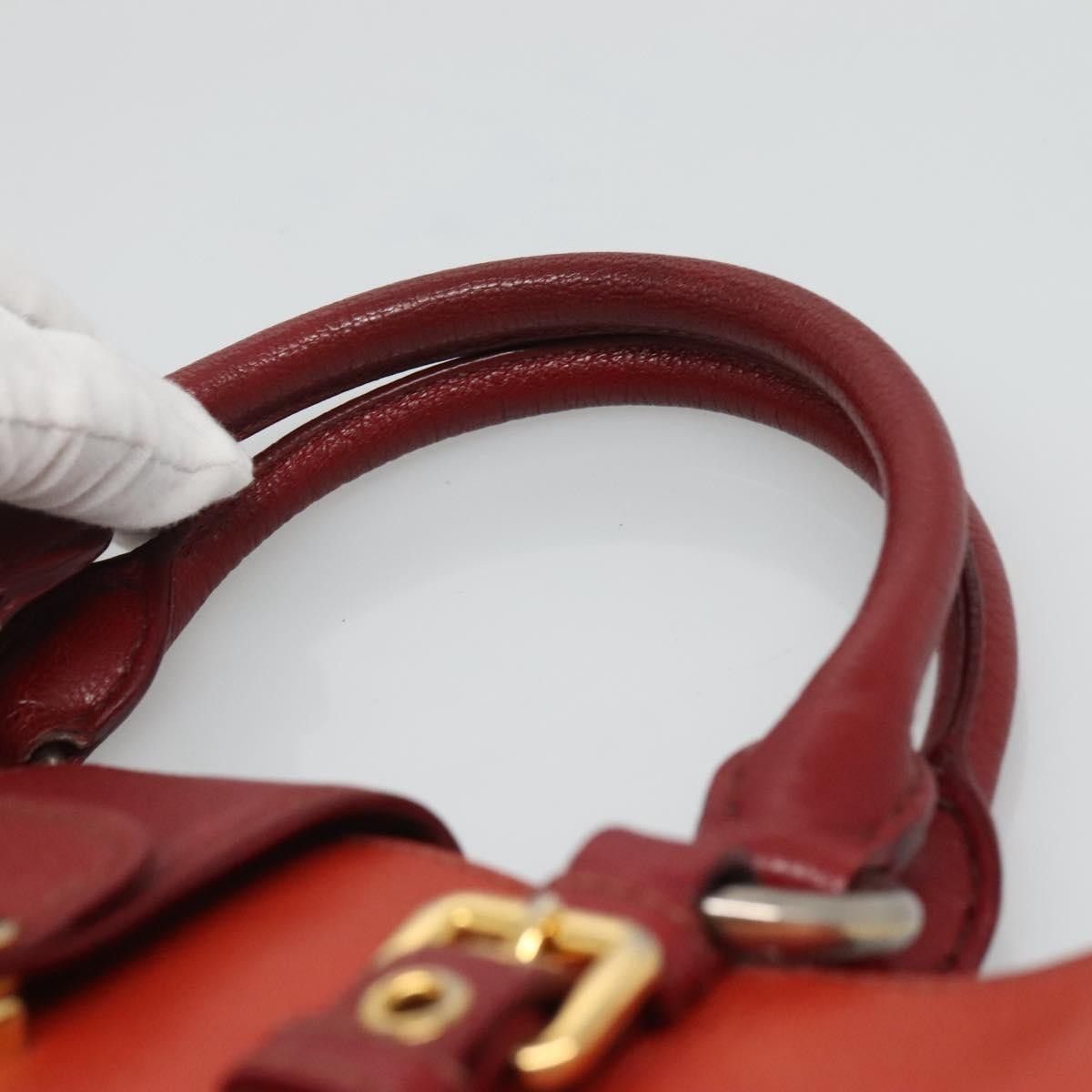 Miu Miu Miu Miu Madras Convertible Lock Tote Leather Size ONE SIZE - 16 Thumbnail