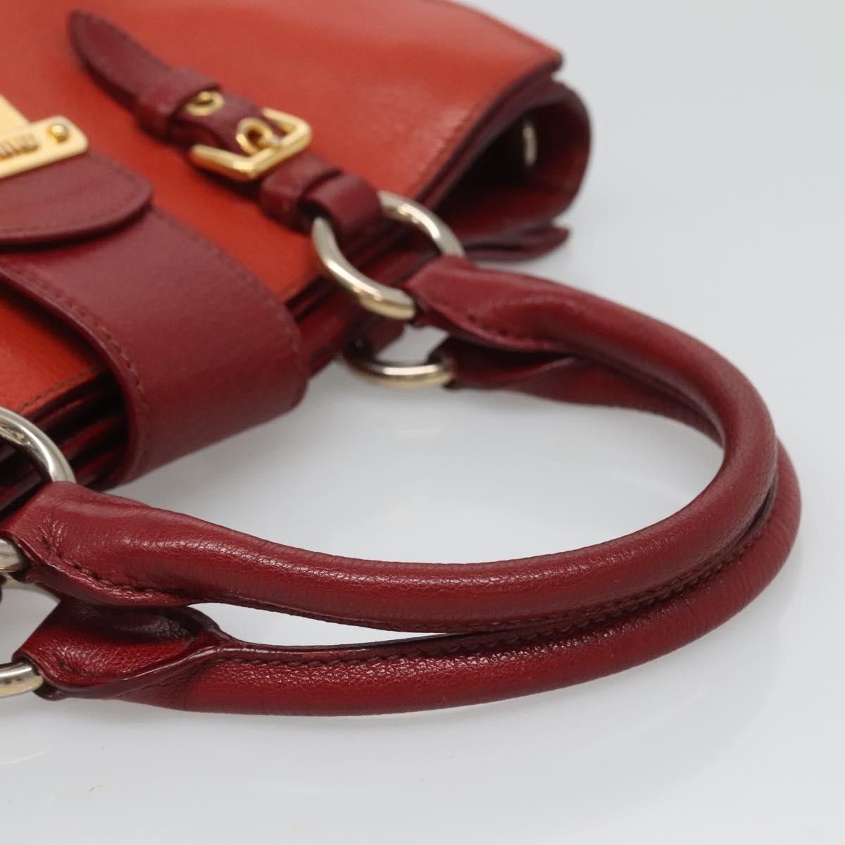 Miu Miu Miu Miu Madras Convertible Lock Tote Leather Size ONE SIZE - 8 Thumbnail