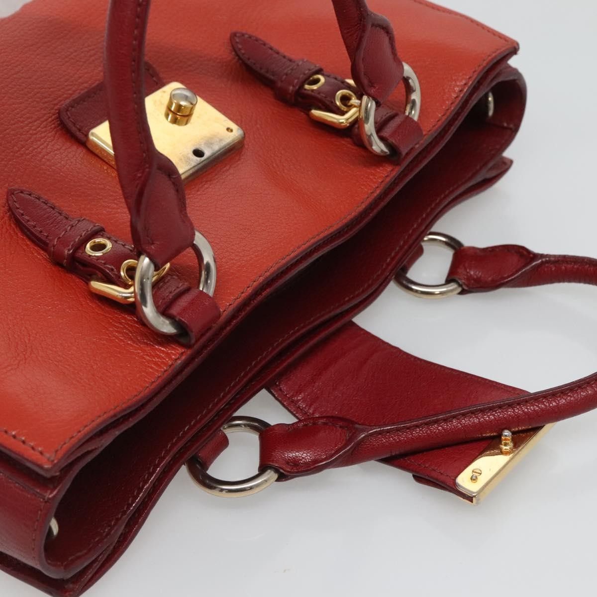 Miu Miu Miu Miu Madras Convertible Lock Tote Leather Size ONE SIZE - 13 Thumbnail
