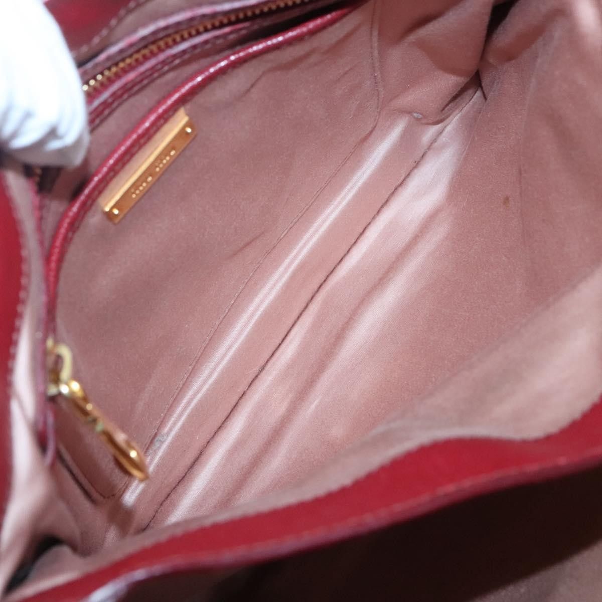 Miu Miu Miu Miu Madras Convertible Lock Tote Leather Size ONE SIZE - 21 Thumbnail