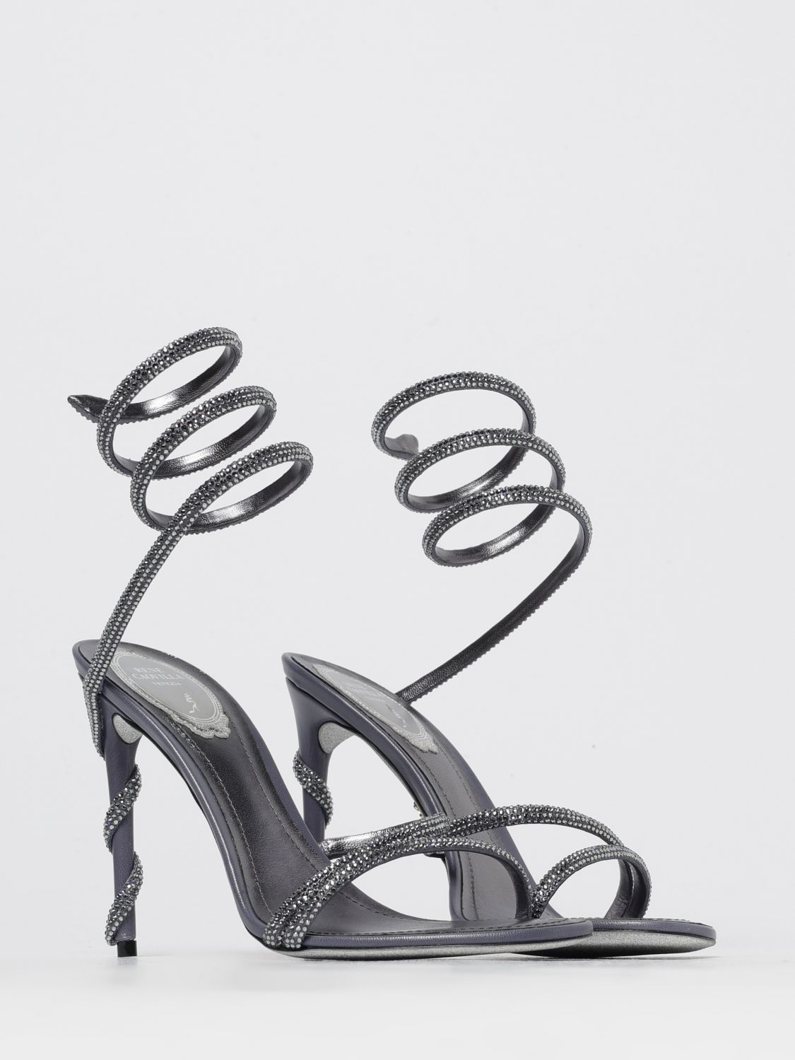 Rene Caovilla Rene Caovilla Heeled Sandal Woman Dust Size US 6 / IT 36 - 2 Thumbnail