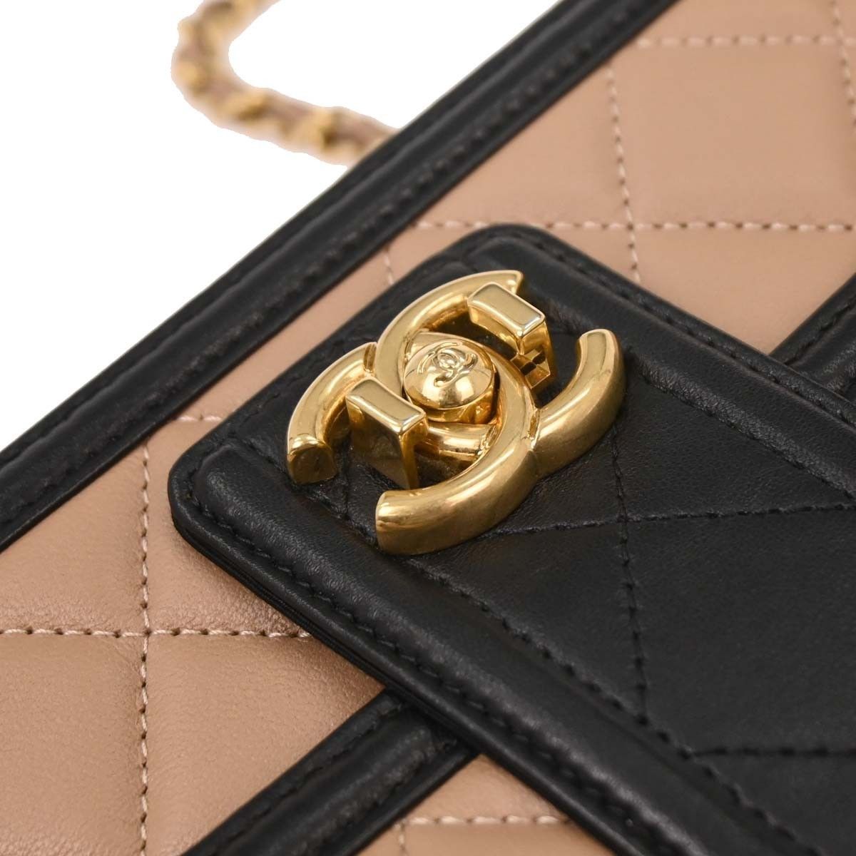 Chanel Chanel Elegant CC Flap Wallet on Chain Quilted Lambskin Size ONE SIZE - 8 Thumbnail