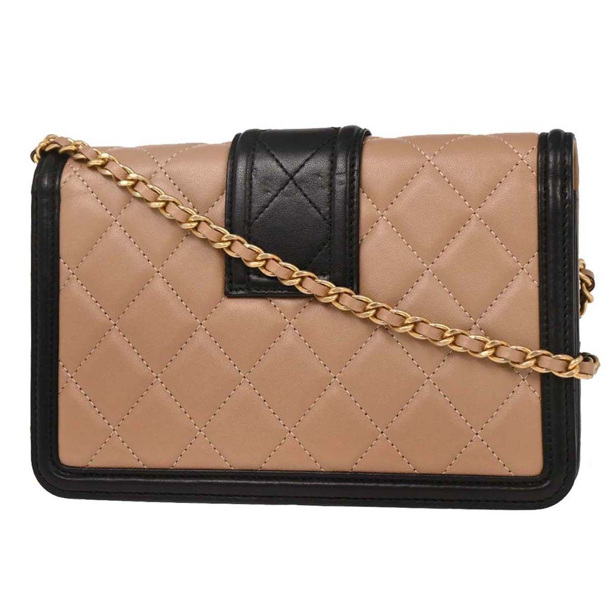 Chanel Chanel Elegant CC Flap Wallet on Chain Quilted Lambskin Size ONE SIZE - 2 Thumbnail