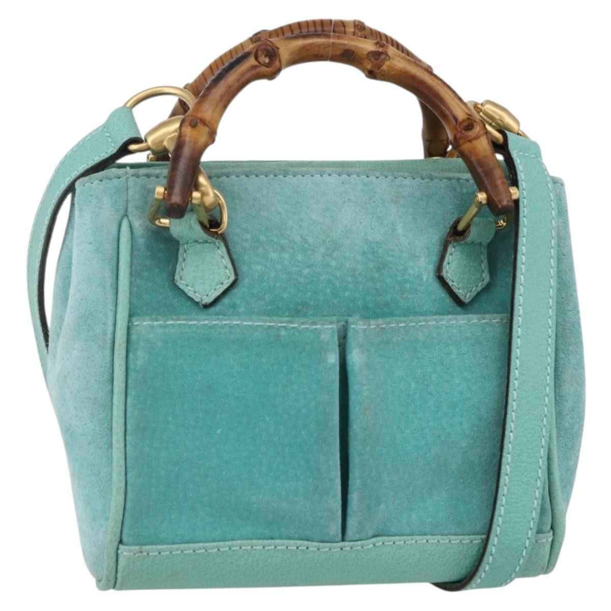 Gucci Gucci Bamboo Zip Pouch Leather Size ONE SIZE - 15 Thumbnail