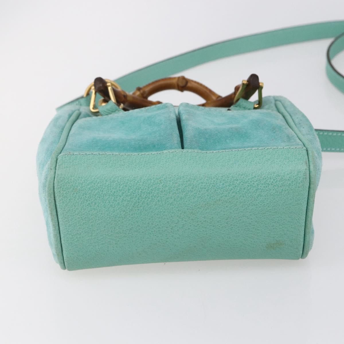 Gucci Gucci Bamboo Zip Pouch Leather Size ONE SIZE - 17 Thumbnail