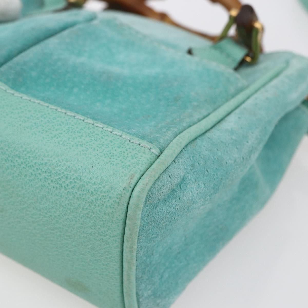 Gucci Gucci Bamboo Zip Pouch Leather Size ONE SIZE - 14 Thumbnail