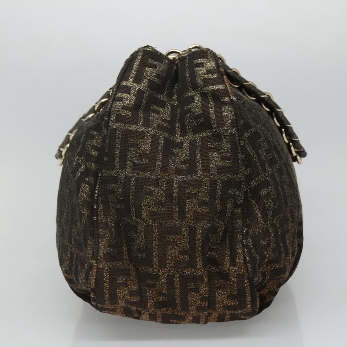 Fendi Fendi Mia Tote Metallic Zucca Canvas Size ONE SIZE - 4 Thumbnail
