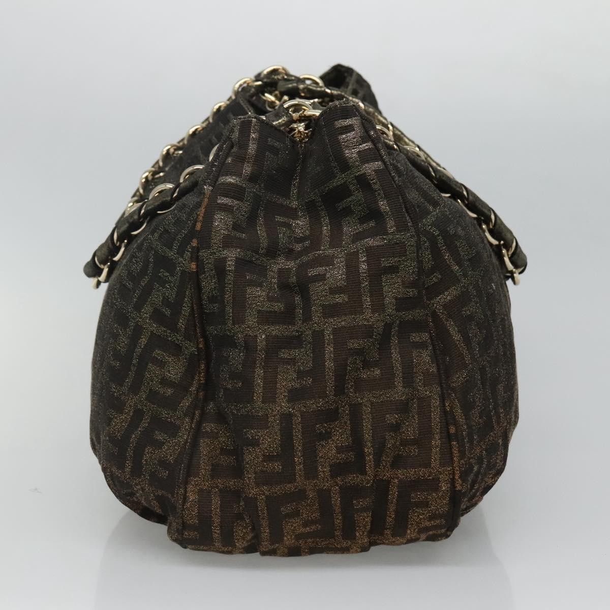 Fendi Fendi Mia Tote Metallic Zucca Canvas Size ONE SIZE - 3 Thumbnail