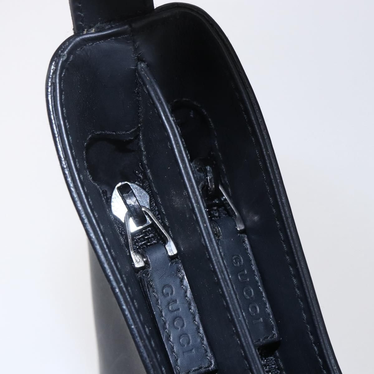 Gucci Gucci Metal Handle Hobo Leather Size ONE SIZE - 15 Thumbnail