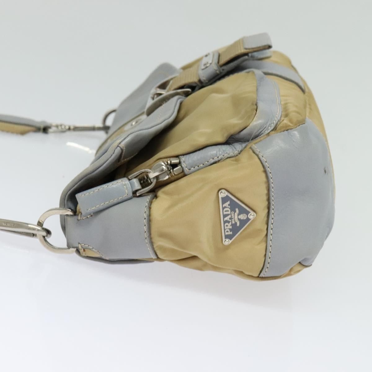 Prada Prada Double Pocket Buckle Flap Bag Tessuto with Leather Size ONE SIZE - 3 Thumbnail