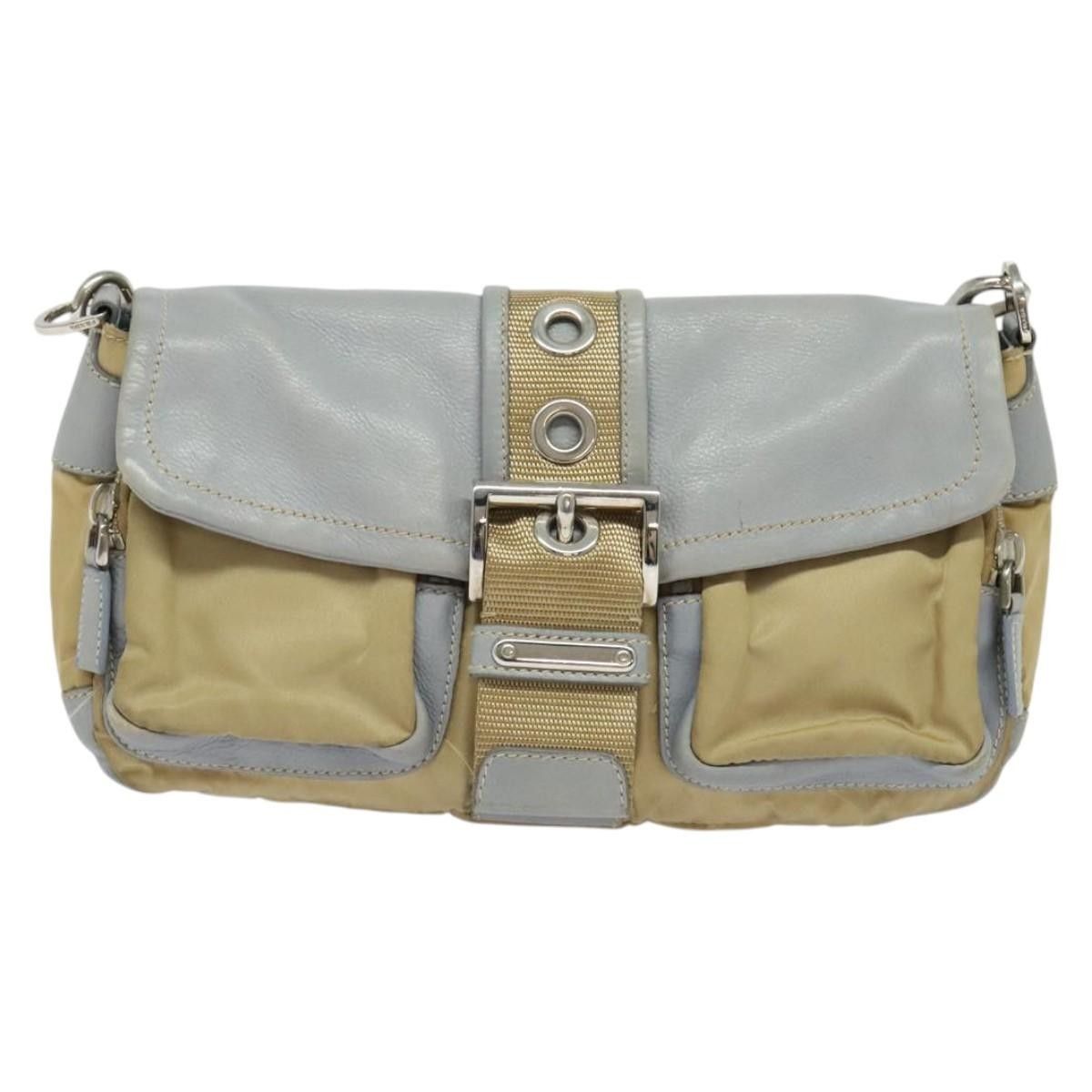 Prada Prada Double Pocket Buckle Flap Bag Tessuto with Leather Size ONE SIZE - 18 Thumbnail