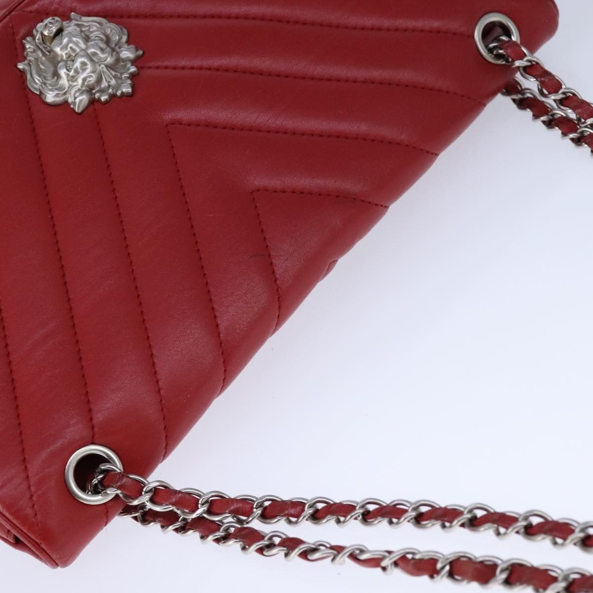 Chanel Chanel Leo Lion Flap Bag Chevron Lambskin Size ONE SIZE - 16 Thumbnail