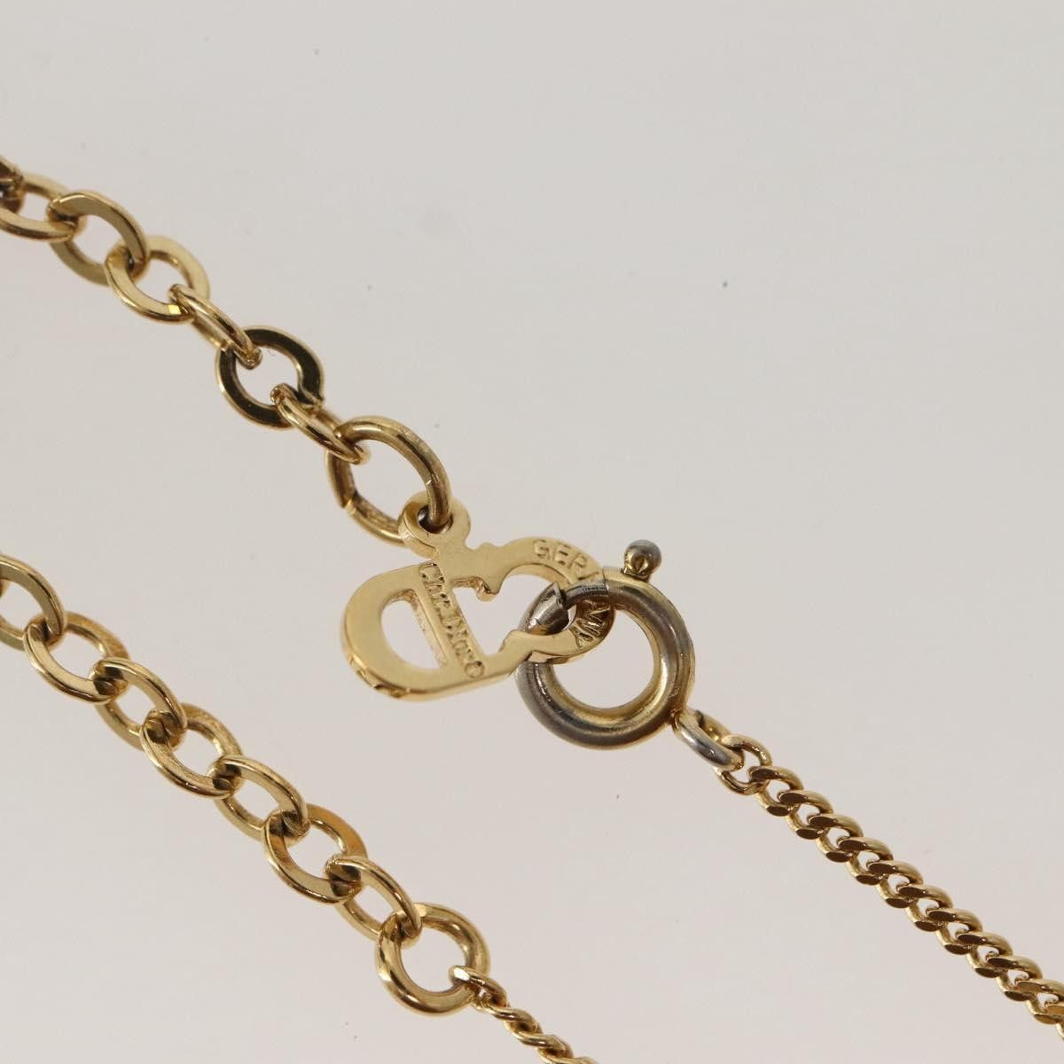 Dior Christian Dior CD Pendant Necklace Metal and Crystals Size ONE SIZE - 15 Thumbnail