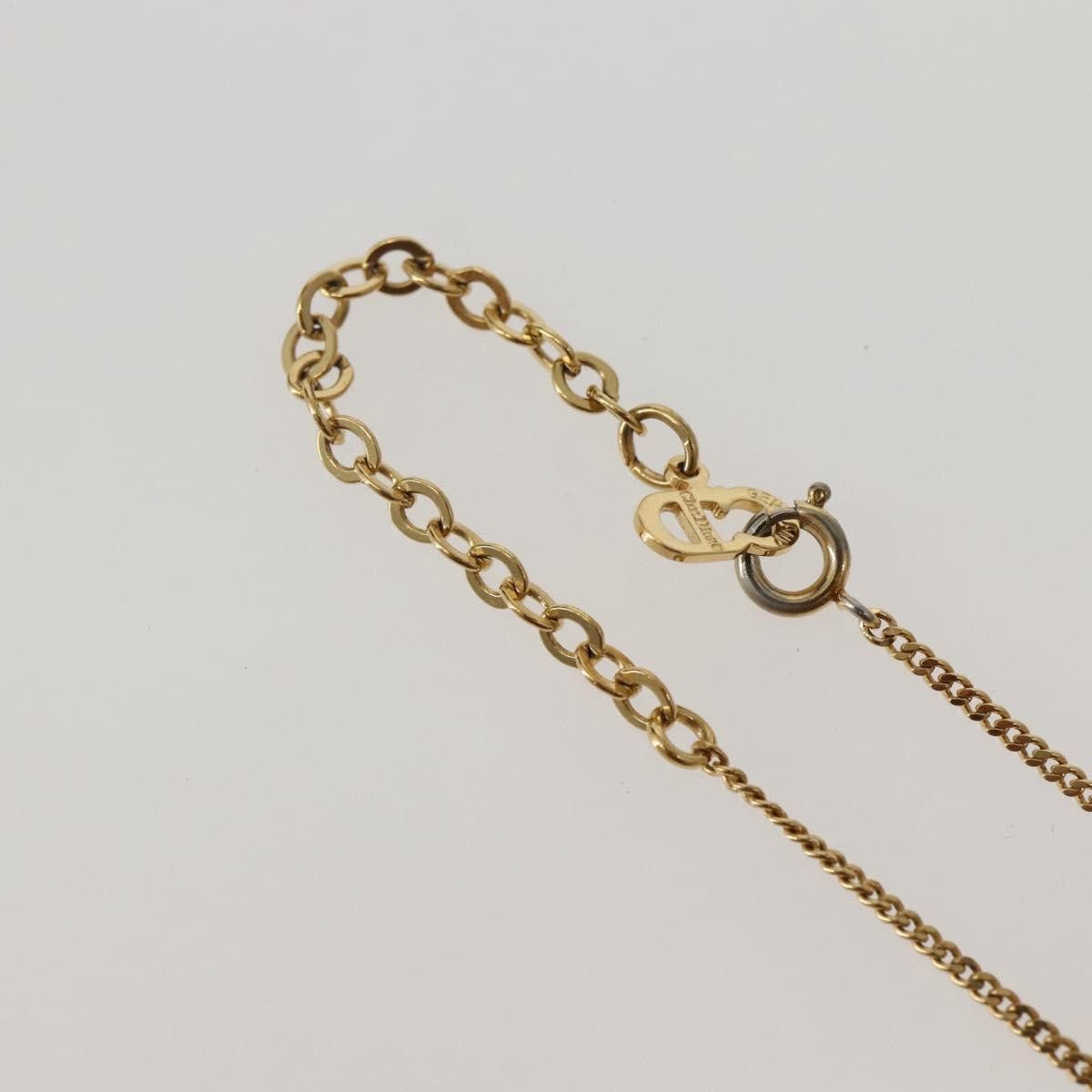 Dior Christian Dior CD Pendant Necklace Metal and Crystals Size ONE SIZE - 14 Thumbnail