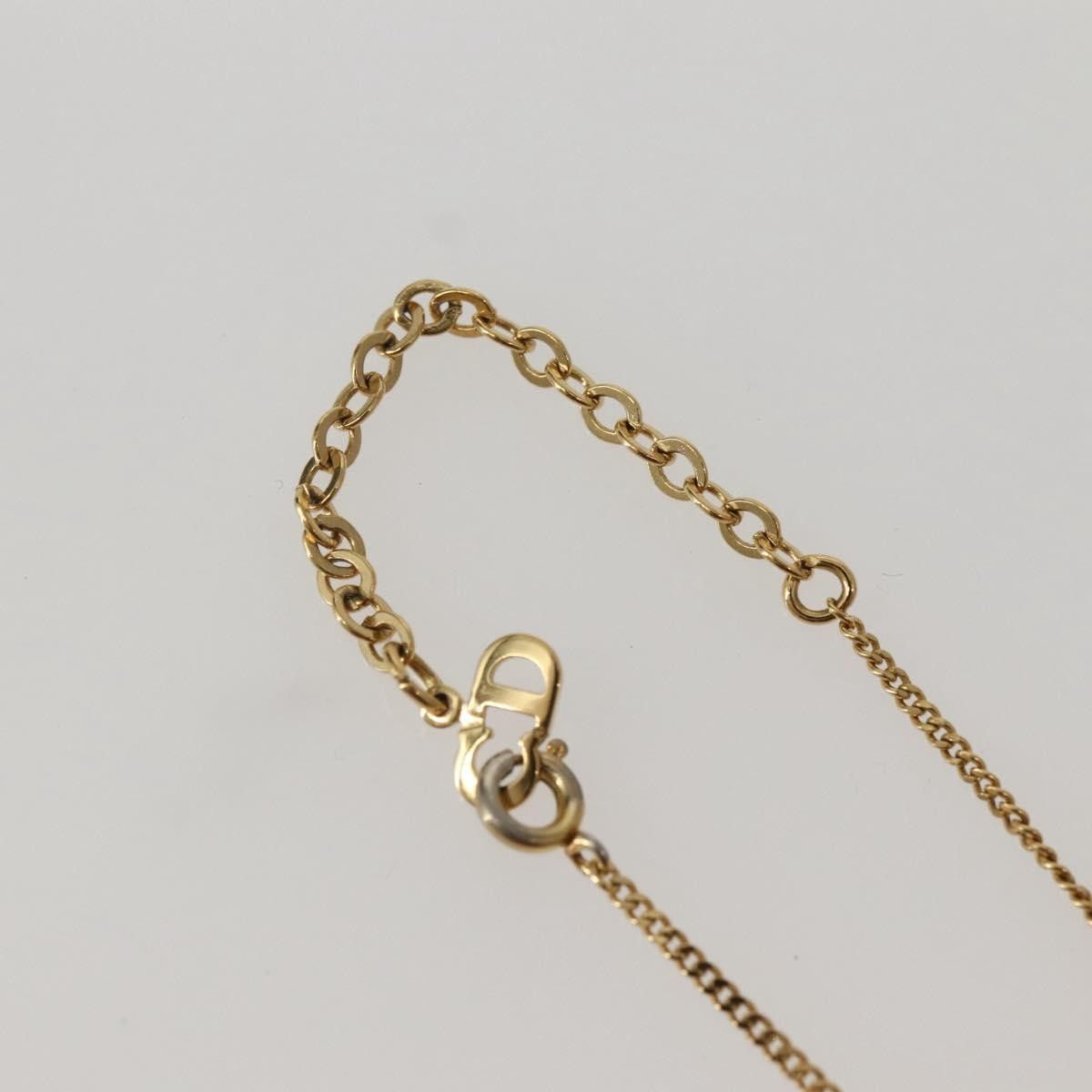 Dior Christian Dior CD Pendant Necklace Metal and Crystals Size ONE SIZE - 11 Thumbnail