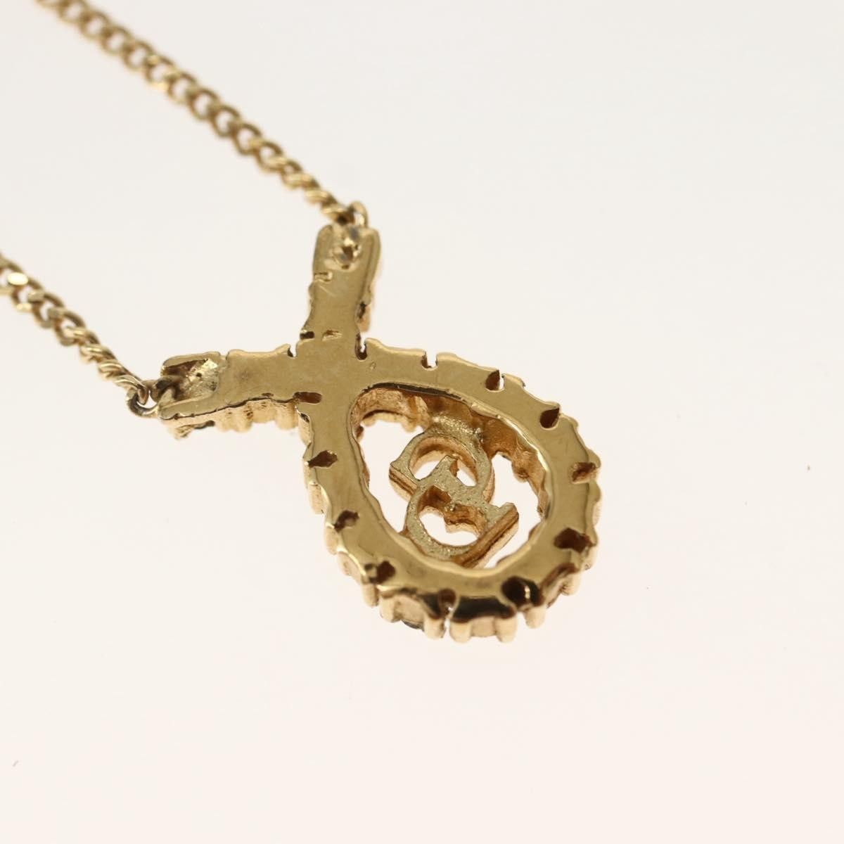 Dior Christian Dior CD Pendant Necklace Metal and Crystals Size ONE SIZE - 5 Thumbnail