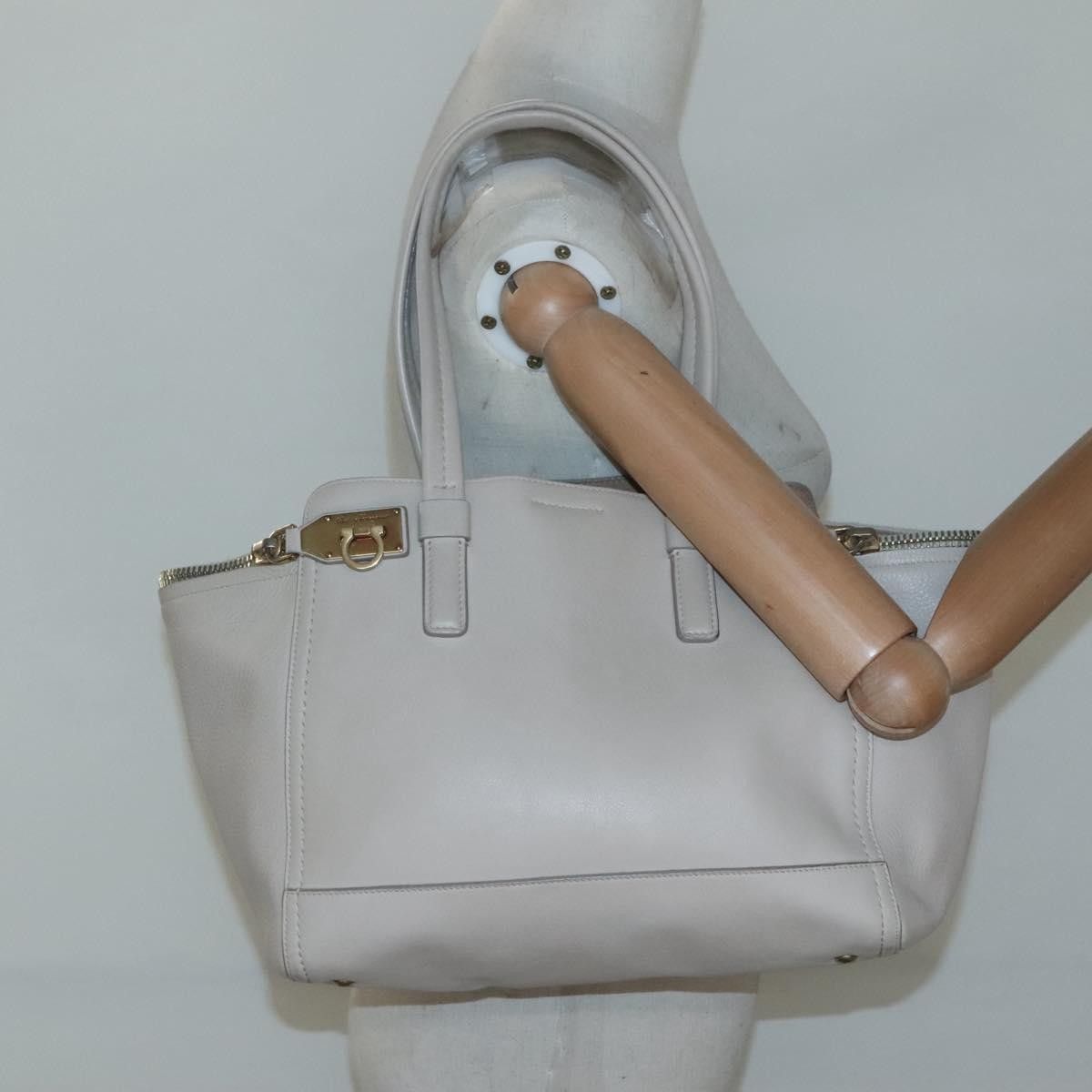 Salvatore Ferragamo Salvatore Ferragamo Gancini Tote Leather Size ONE SIZE - 14 Thumbnail