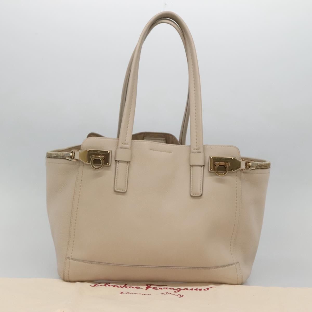 Salvatore Ferragamo Salvatore Ferragamo Gancini Tote Leather Size ONE SIZE - 13 Thumbnail