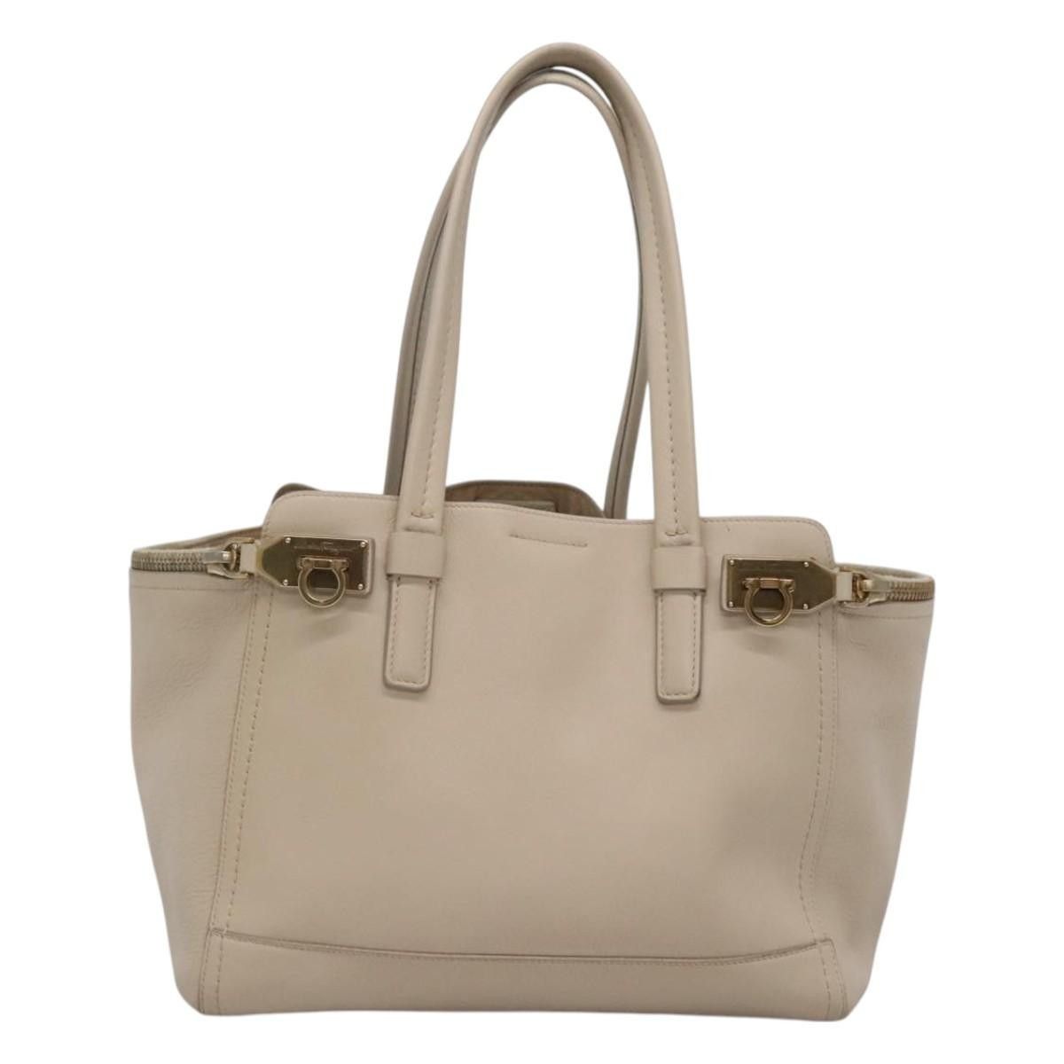 Salvatore Ferragamo Salvatore Ferragamo Gancini Tote Leather Size ONE SIZE - 18 Thumbnail
