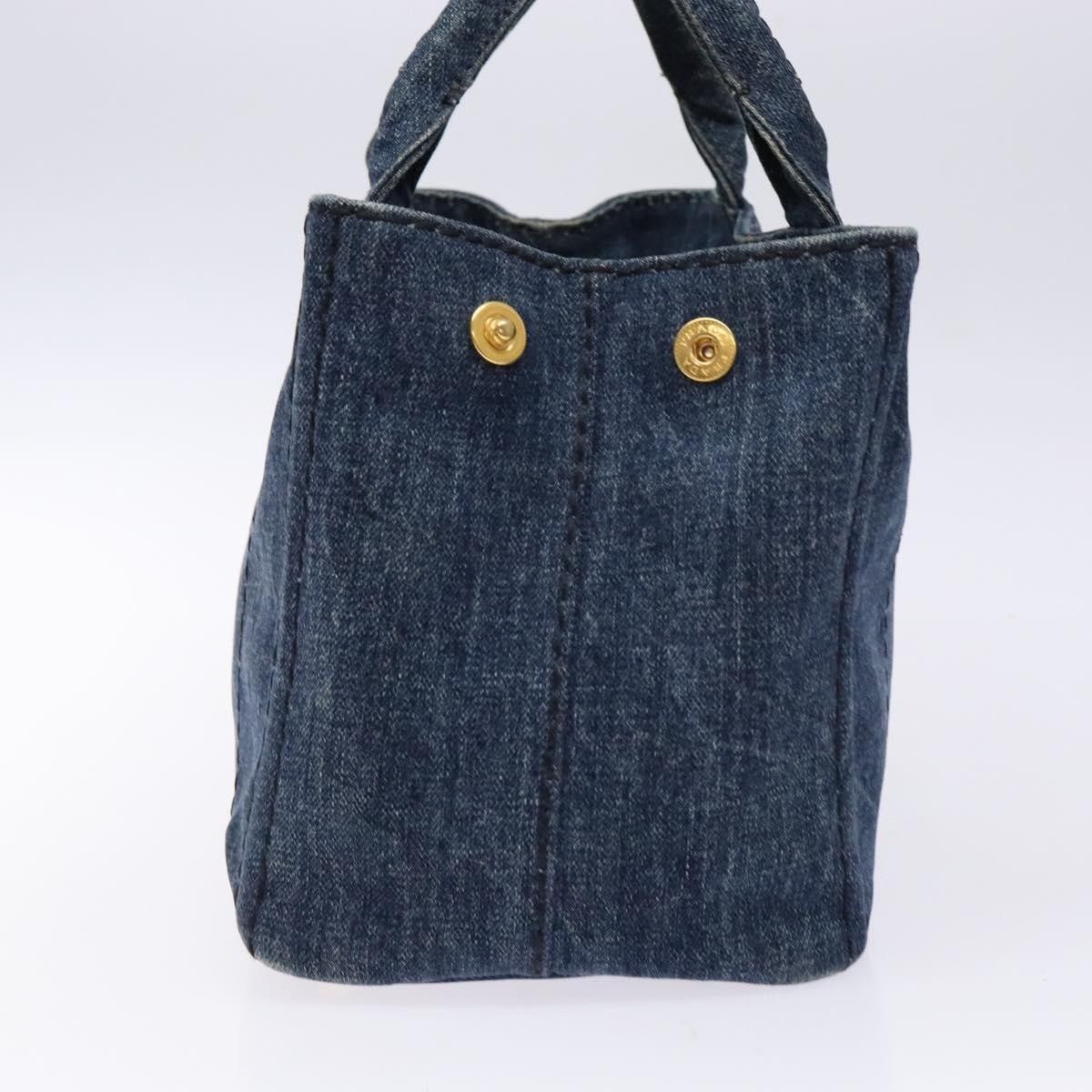 Prada Prada Canapa Convertible Tote Denim Size ONE SIZE - 4 Thumbnail