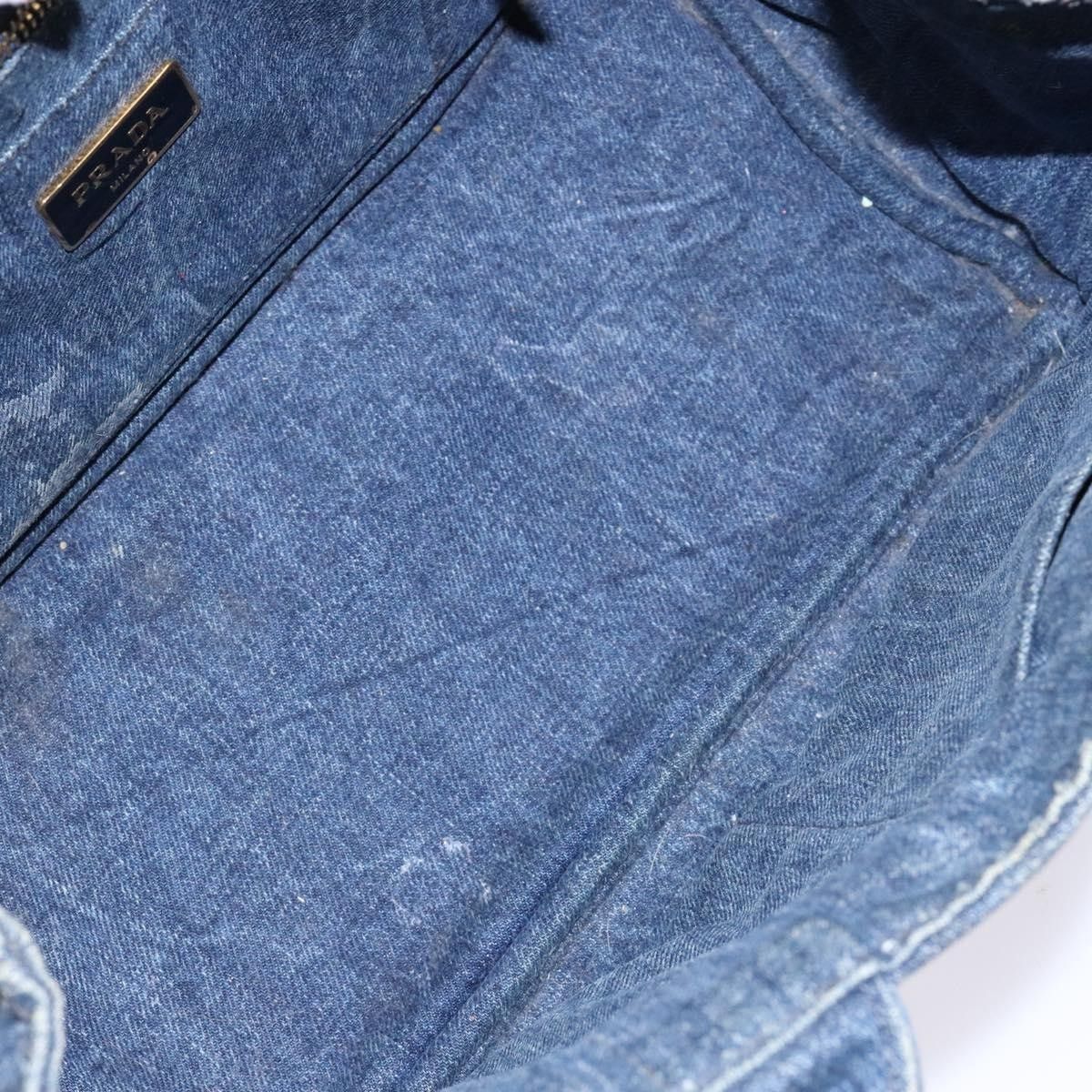 Prada Prada Canapa Convertible Tote Denim Size ONE SIZE - 5 Thumbnail