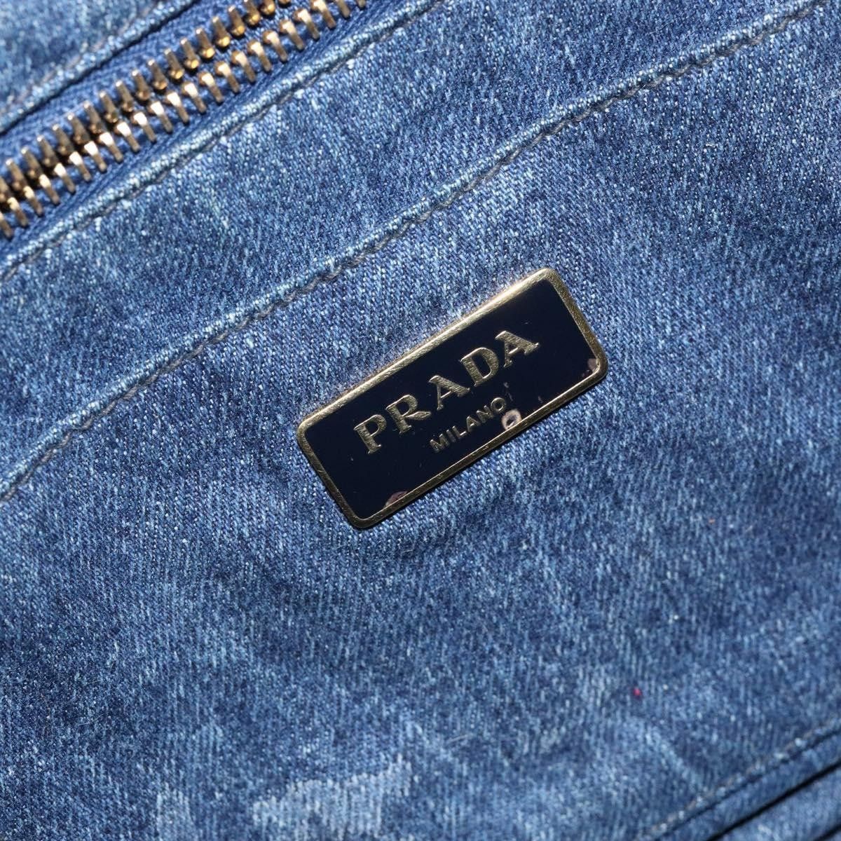 Prada Prada Canapa Convertible Tote Denim Size ONE SIZE - 6 Thumbnail