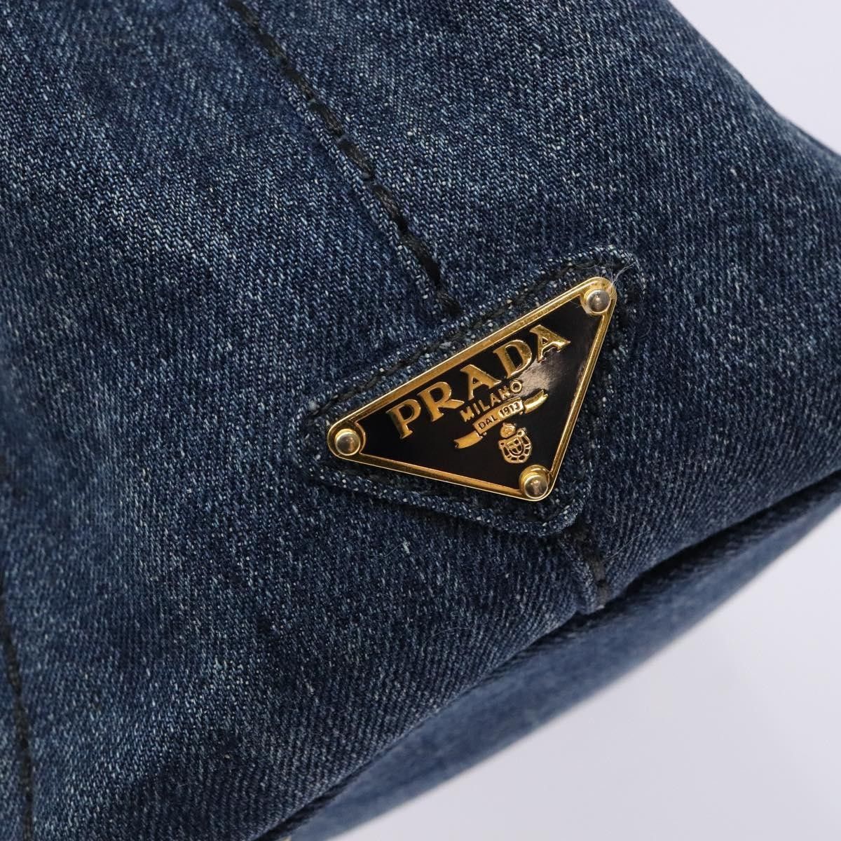 Prada Prada Canapa Convertible Tote Denim Size ONE SIZE - 13 Thumbnail