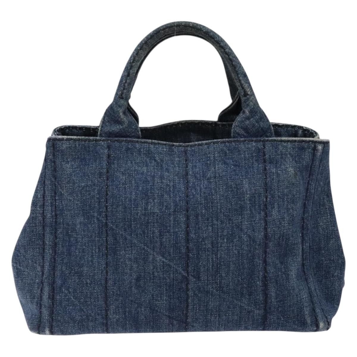 Prada Prada Canapa Convertible Tote Denim Size ONE SIZE - 2 Thumbnail