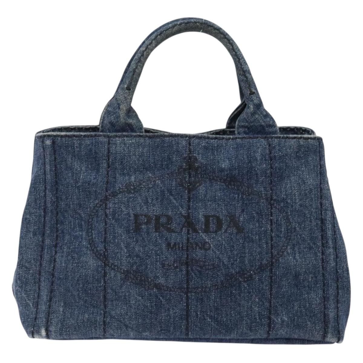 Prada Prada Canapa Convertible Tote Denim Size ONE SIZE - 16 Thumbnail