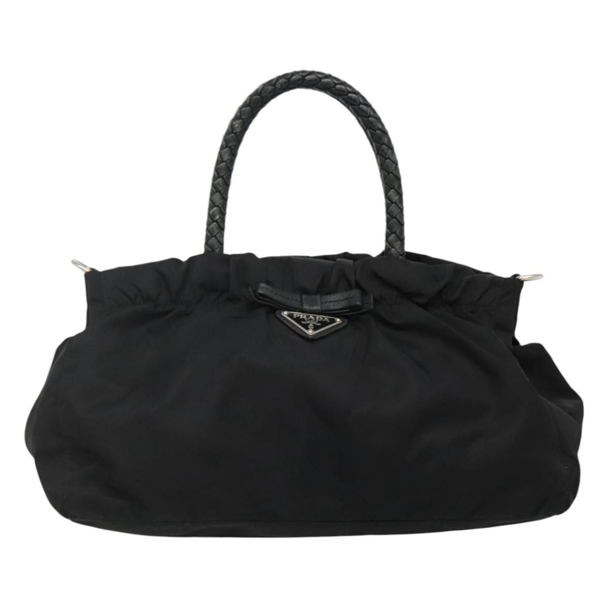 Prada Prada Convertible Bow Tote Tessuto Size ONE SIZE - 18 Thumbnail