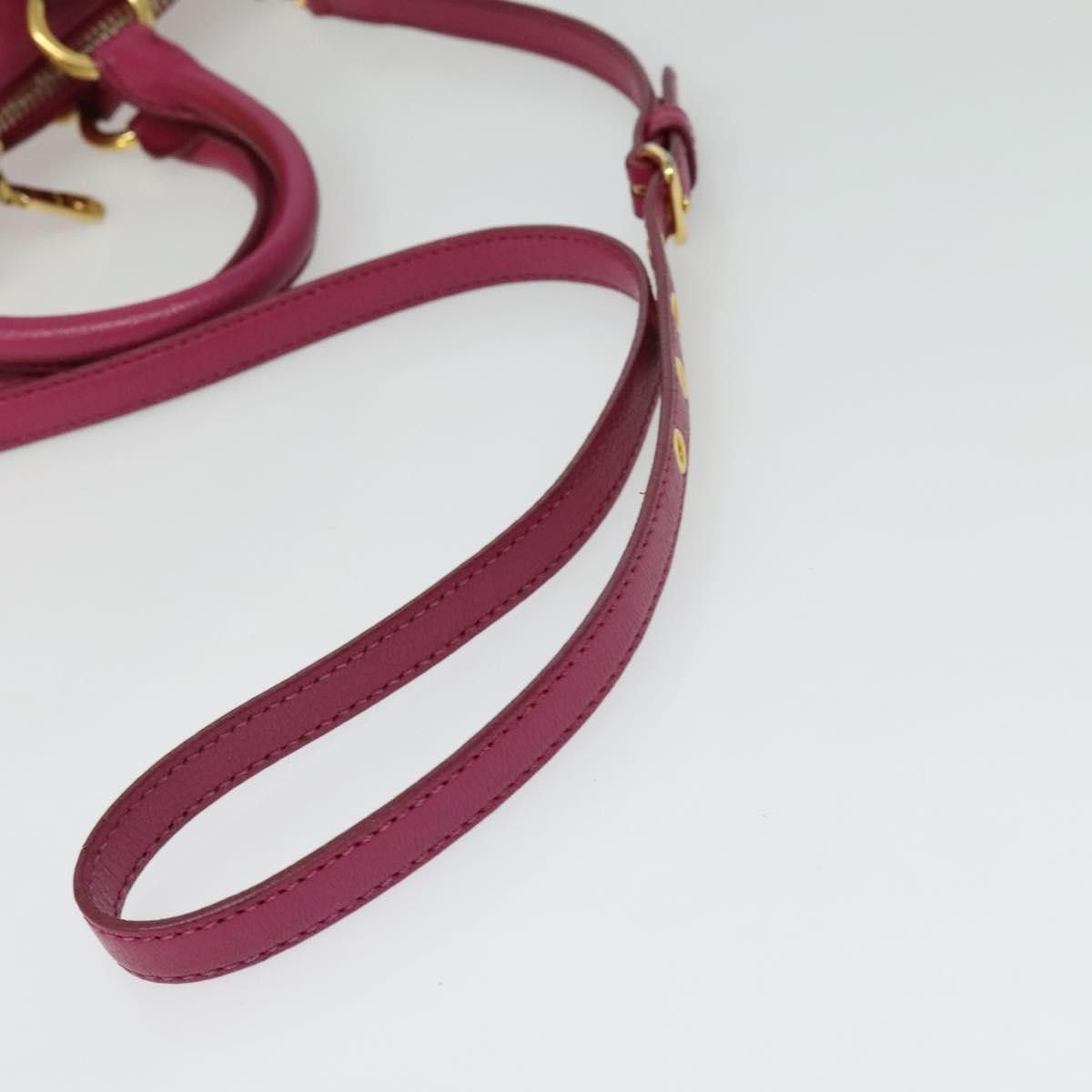Miu Miu Miu Miu Madras Bowler Bag Leather Size ONE SIZE - 14 Thumbnail