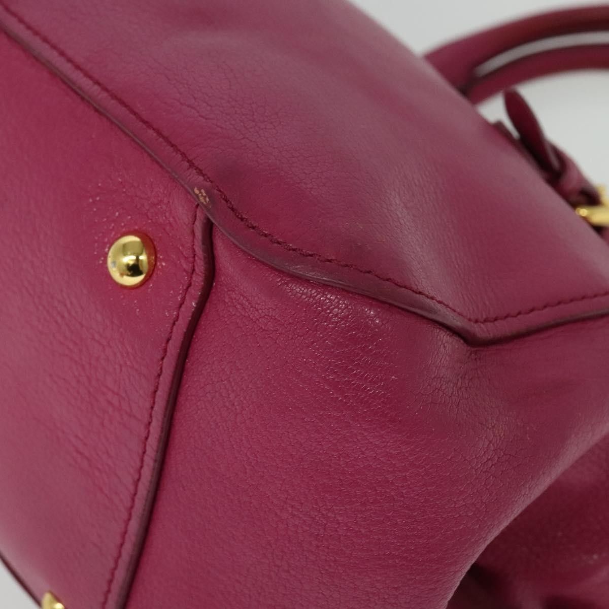 Miu Miu Miu Miu Madras Bowler Bag Leather Size ONE SIZE - 10 Thumbnail