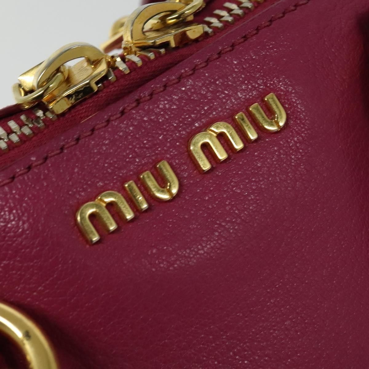 Miu Miu Miu Miu Madras Bowler Bag Leather Size ONE SIZE - 19 Thumbnail