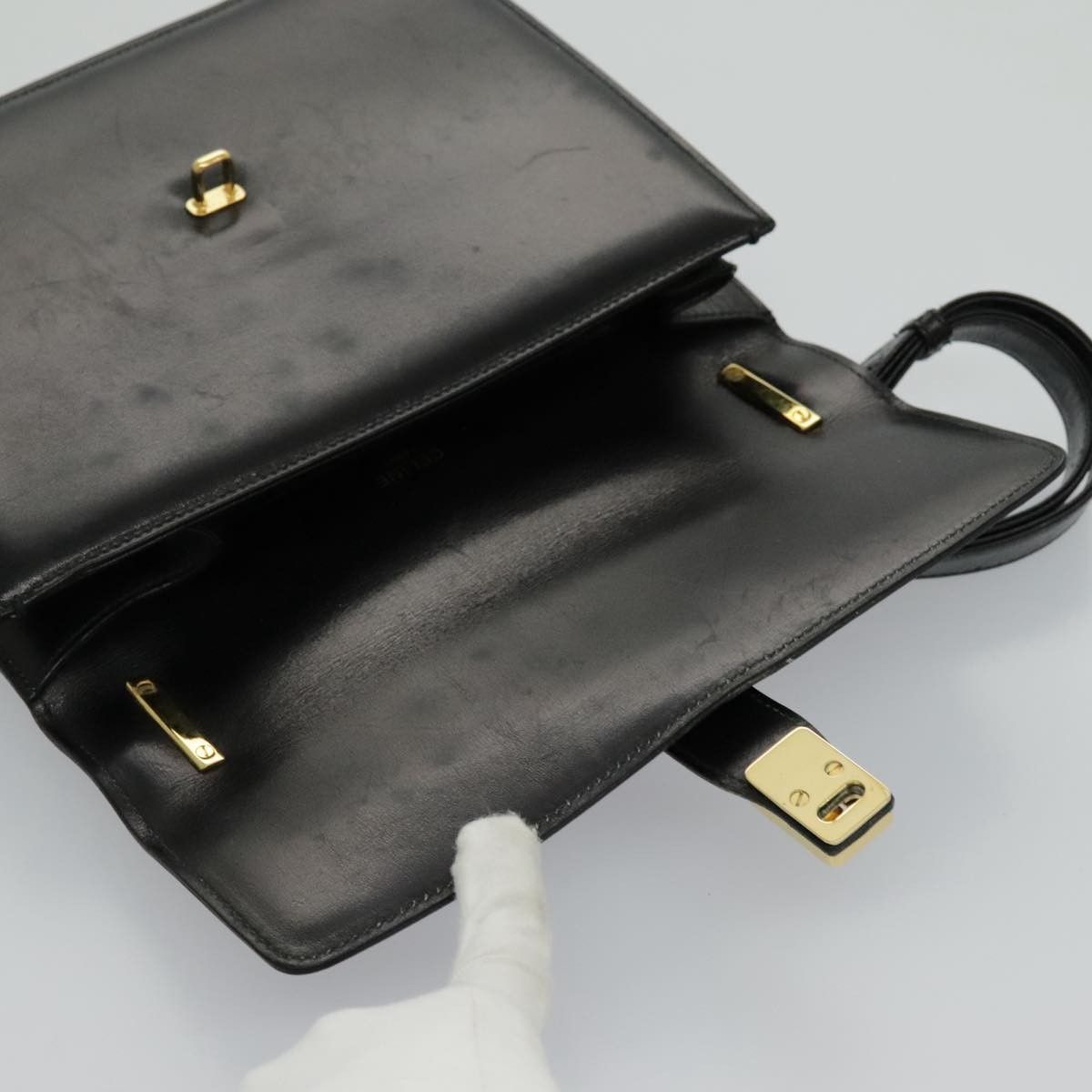 Celine Celine Shoulder Bag Leather Size ONE SIZE - 18 Thumbnail