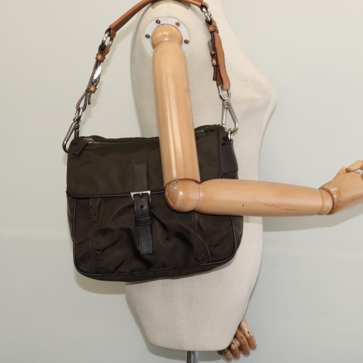 Prada Prada Vintage Flap Shoulder Bag Nylon Size ONE SIZE - 15 Thumbnail