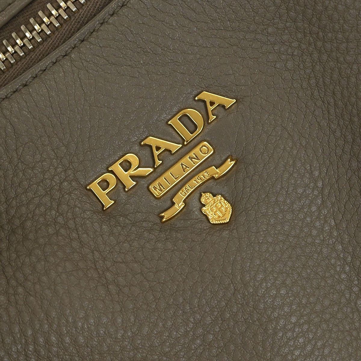 Prada Prada Zip Top Hobo Vitello Daino Size ONE SIZE - 10 Thumbnail