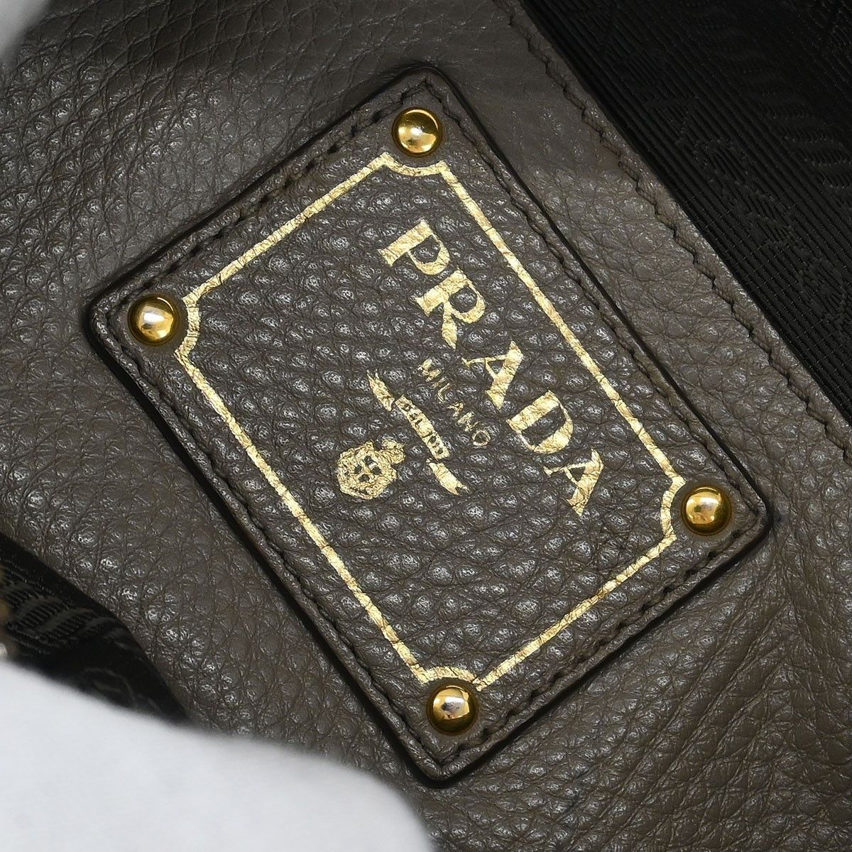 Prada Prada Zip Top Hobo Vitello Daino Size ONE SIZE - 4 Thumbnail