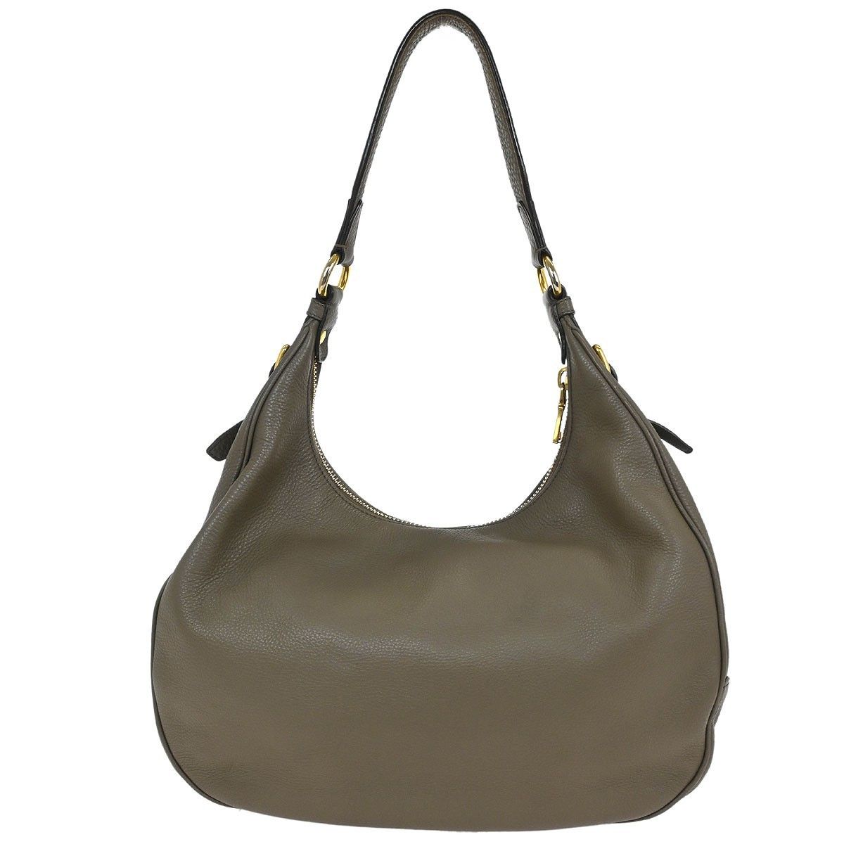 Prada Prada Zip Top Hobo Vitello Daino Size ONE SIZE - 2 Thumbnail