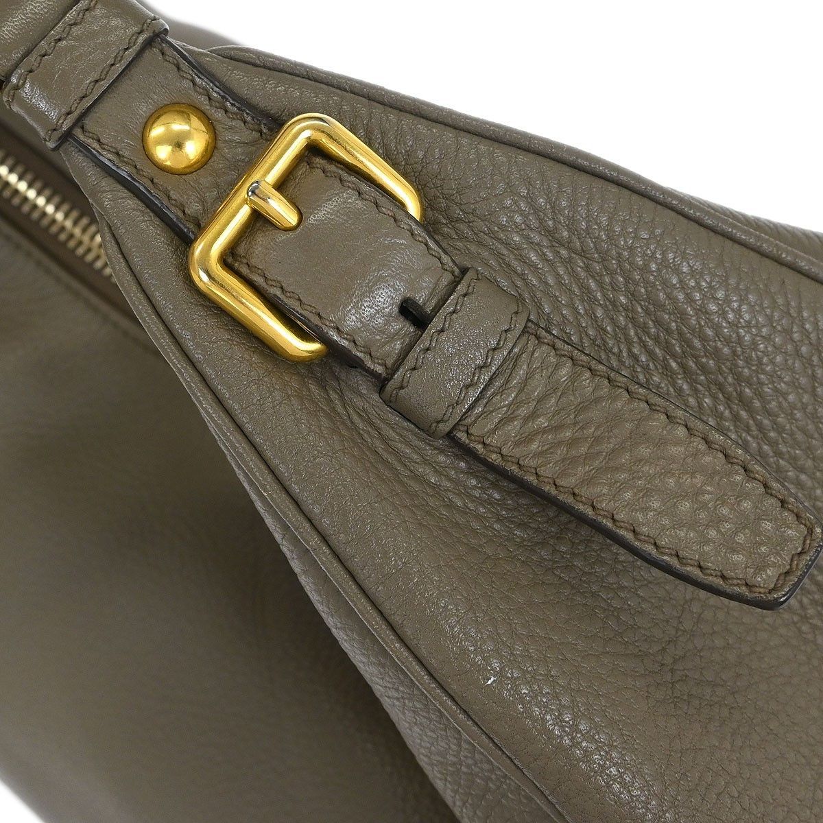 Prada Prada Zip Top Hobo Vitello Daino Size ONE SIZE - 11 Thumbnail