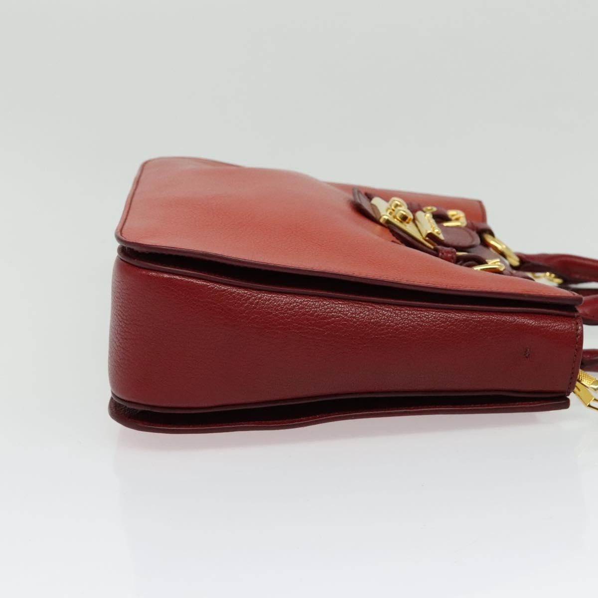 Miu Miu Miu Miu Madras Convertible Lock Tote Leather Size ONE SIZE - 4 Thumbnail