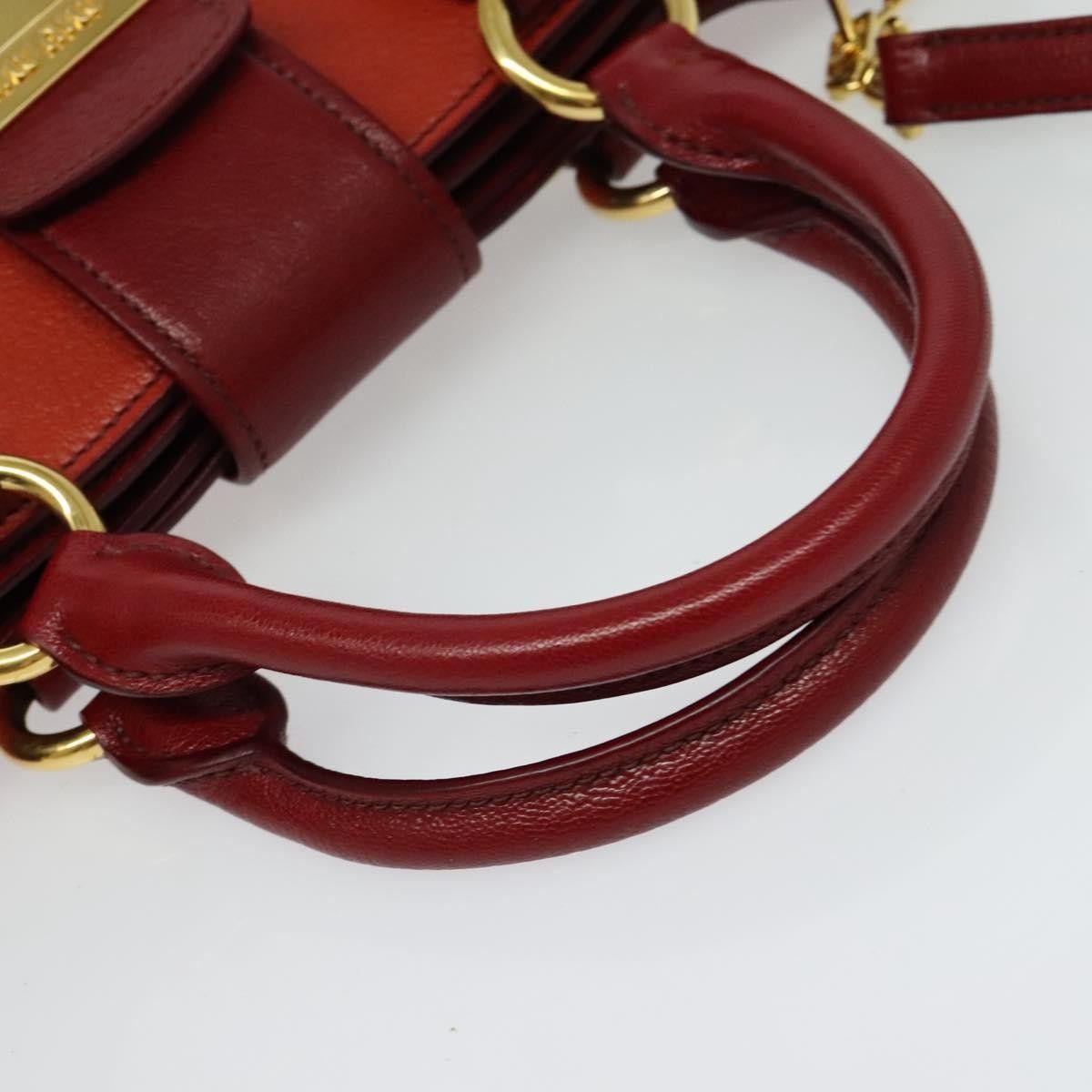 Miu Miu Miu Miu Madras Convertible Lock Tote Leather Size ONE SIZE - 8 Thumbnail