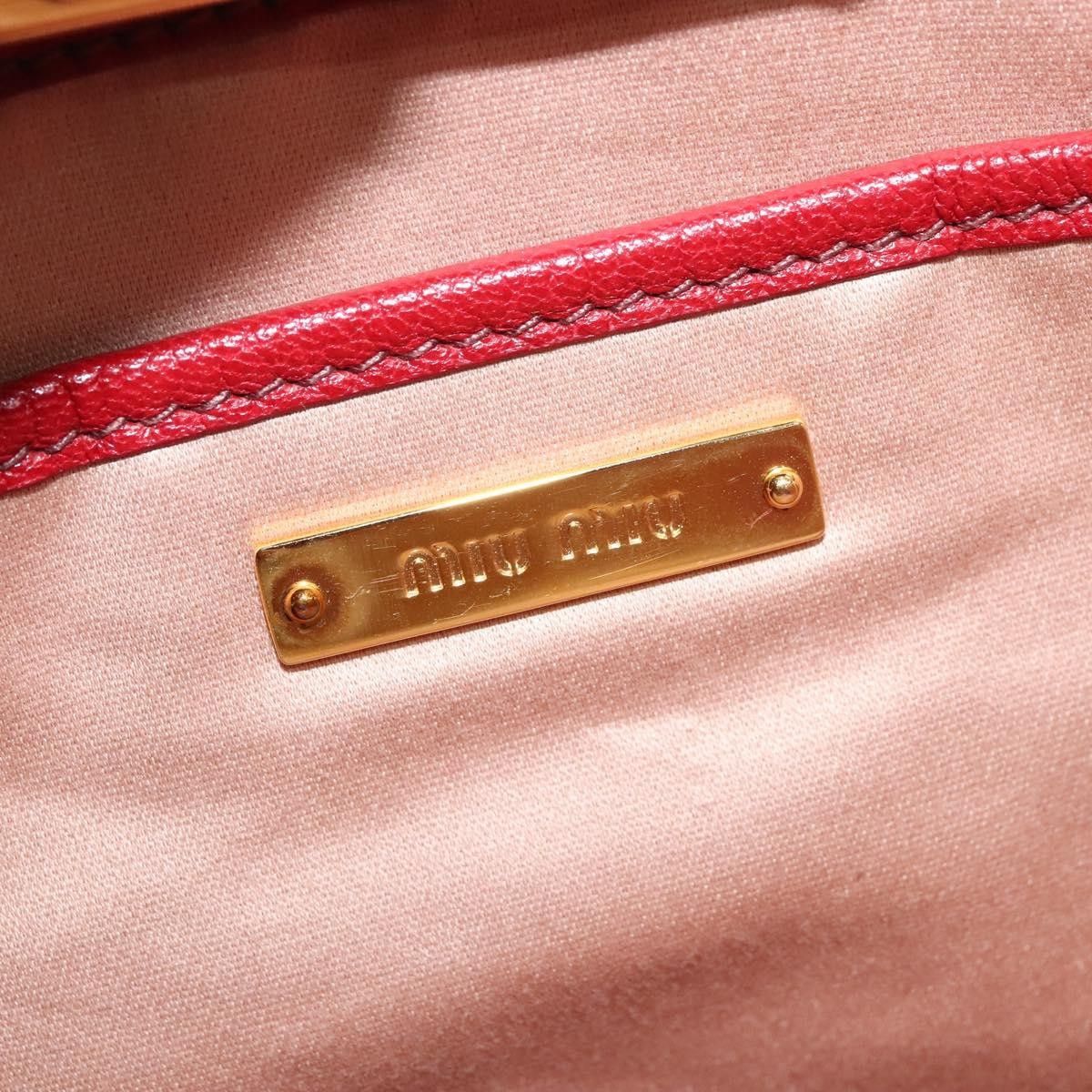 Miu Miu Miu Miu Madras Convertible Lock Tote Leather Size ONE SIZE - 6 Thumbnail