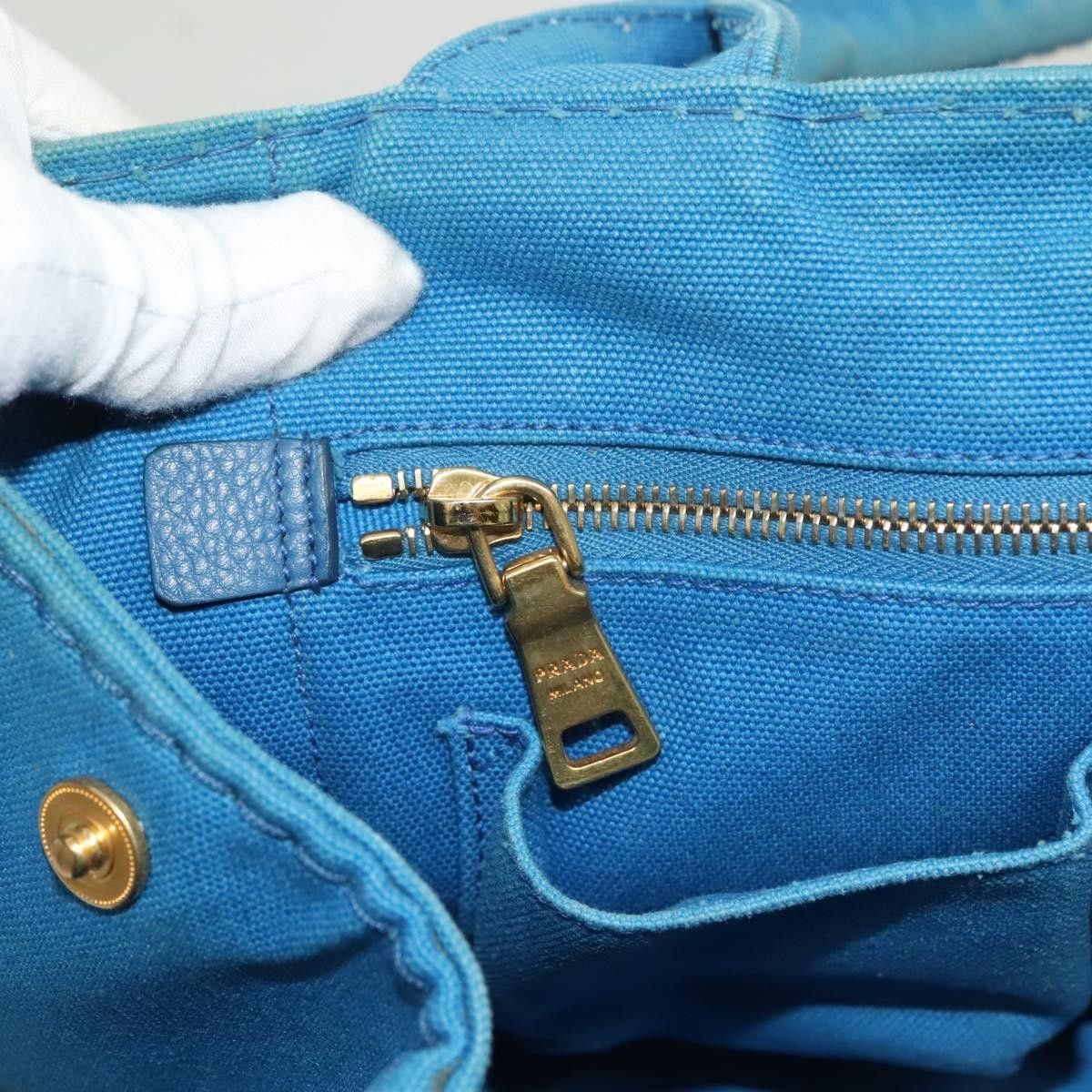 Prada Prada Canapa Convertible Tote Canvas Size ONE SIZE - 13 Thumbnail