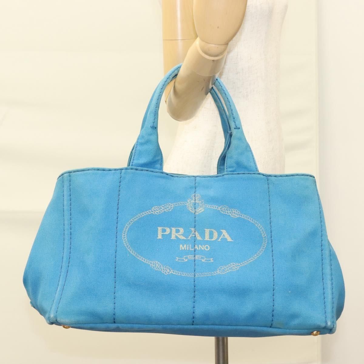 Prada Prada Canapa Convertible Tote Canvas Size ONE SIZE - 14 Thumbnail