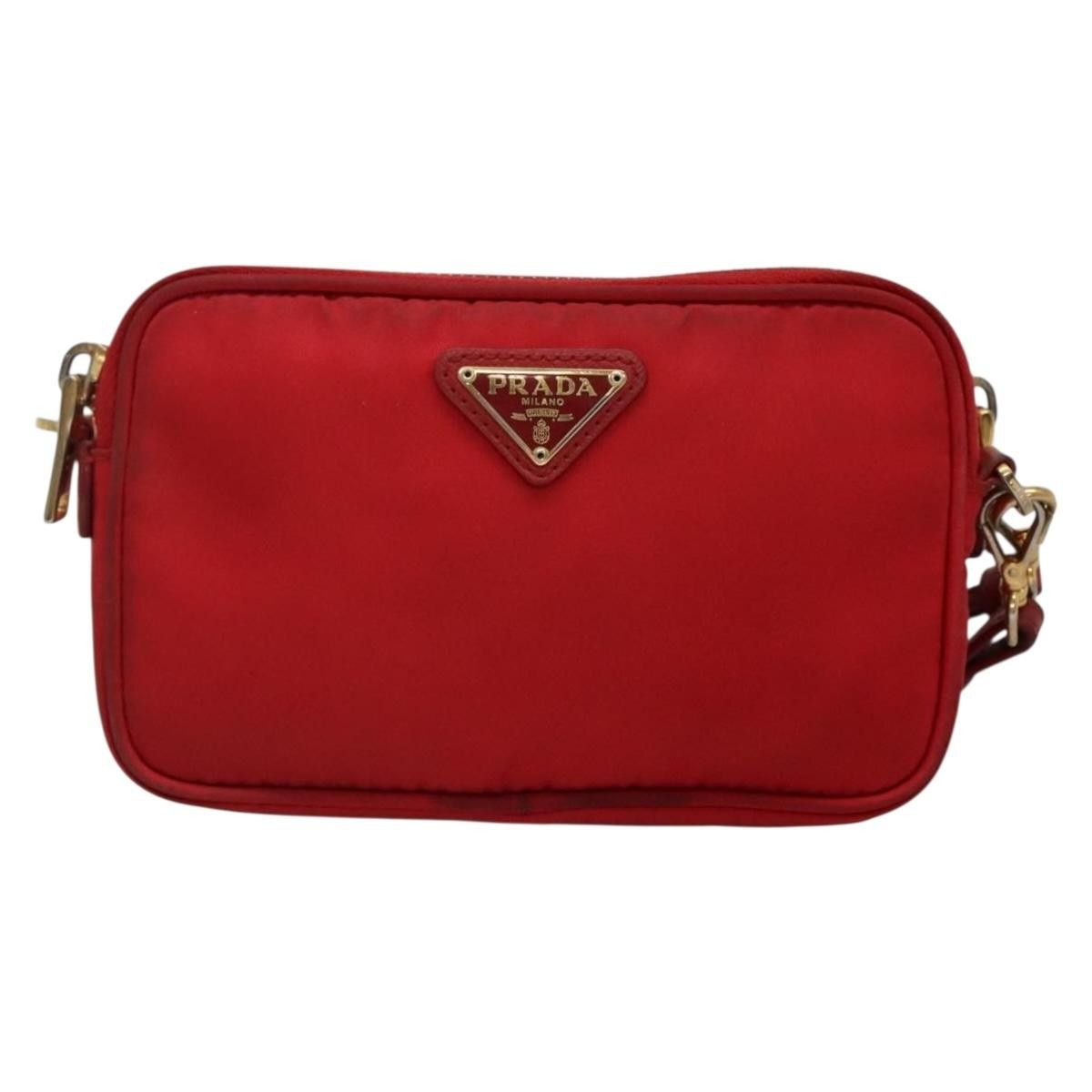 Prada Prada Double Zip Shoulder Bag Nylon Size ONE SIZE - 17 Thumbnail