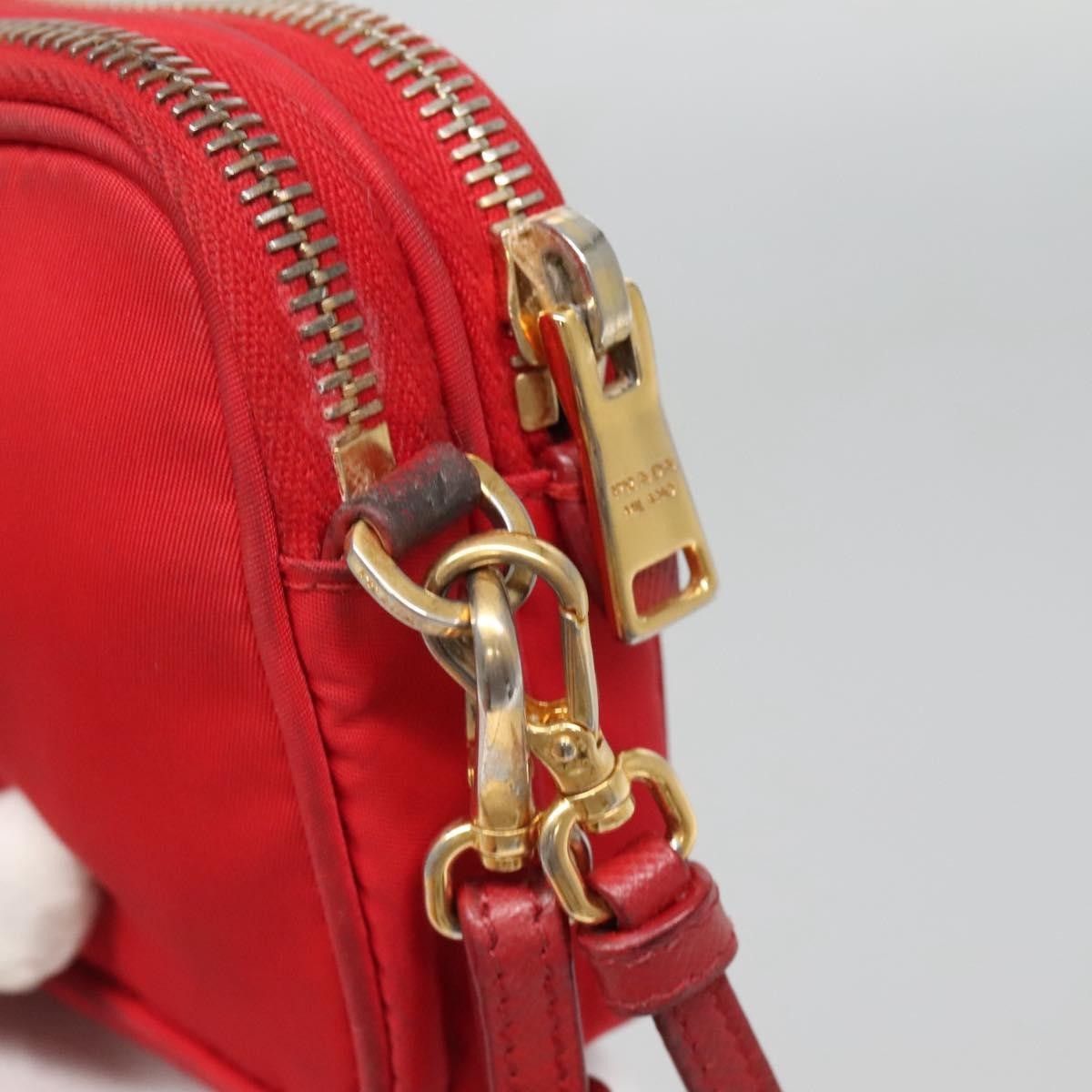 Prada Prada Double Zip Shoulder Bag Nylon Size ONE SIZE - 14 Thumbnail