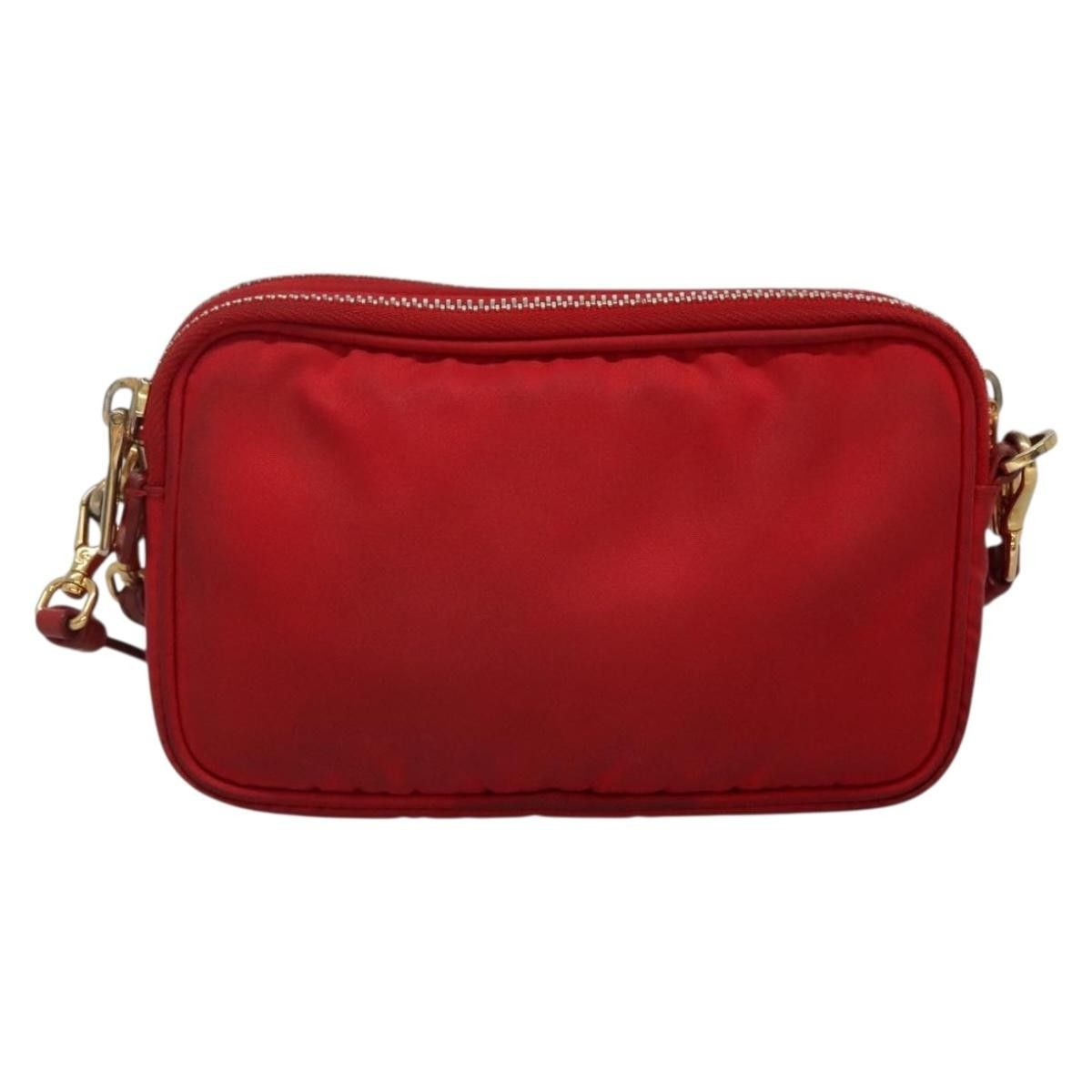 Prada Prada Double Zip Shoulder Bag Nylon Size ONE SIZE - 2 Thumbnail