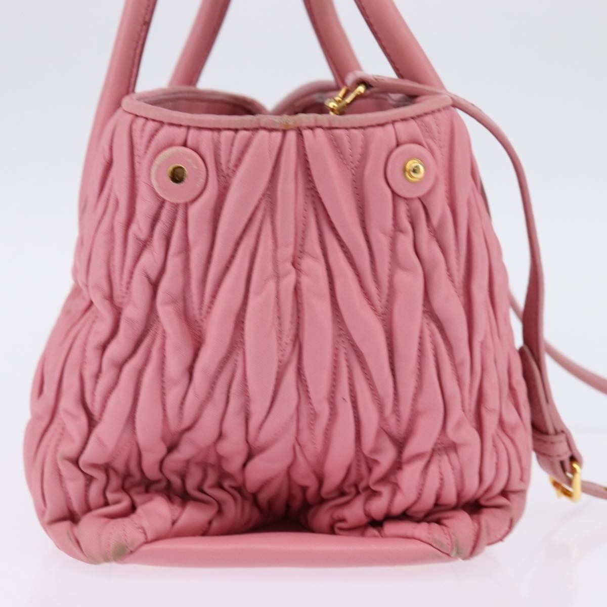 Miu Miu Miu Miu Side Zip Convertible Tote Matelasse Leather Size ONE SIZE - 3 Thumbnail