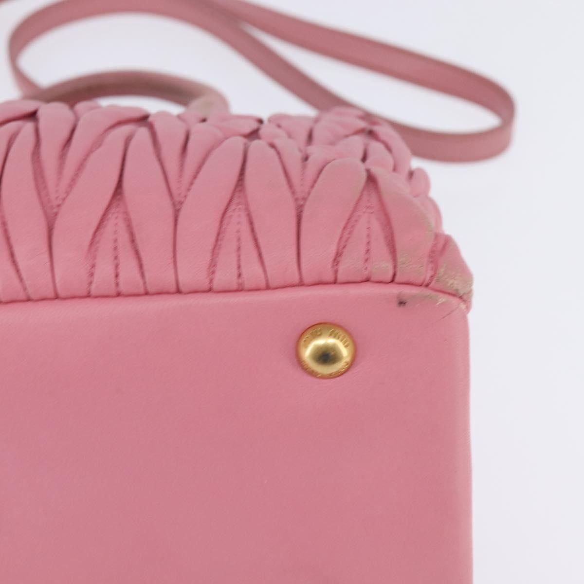 Miu Miu Miu Miu Side Zip Convertible Tote Matelasse Leather Size ONE SIZE - 10 Thumbnail
