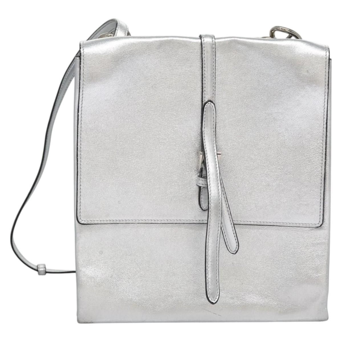 Prada Prada Double Turn Lock Shoulder Bag Leather Size ONE SIZE - 2 Thumbnail